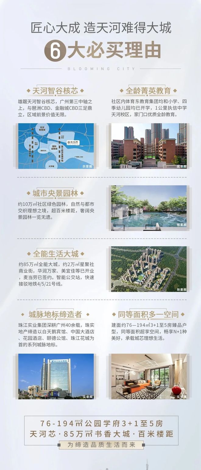 K8·凯发：⚡一席难求｜珠江花城售楼处发布：城芯绝版地段(图16)
