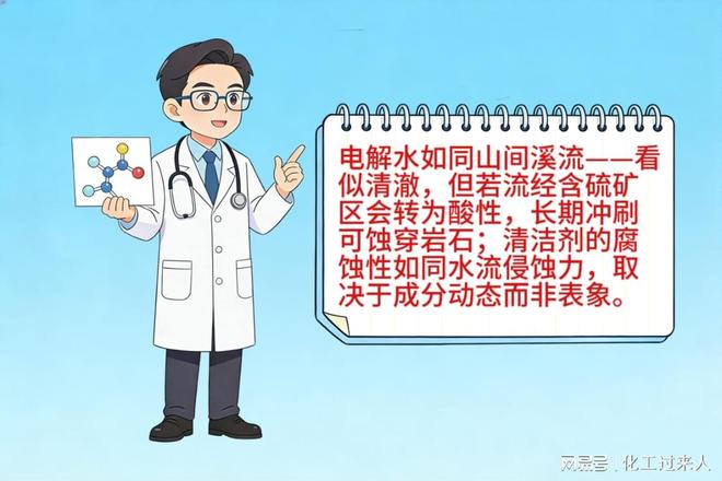 K8·凯发科技：电解水清洁剂真的无毒？pH值波动与金属器具腐蚀(图3)