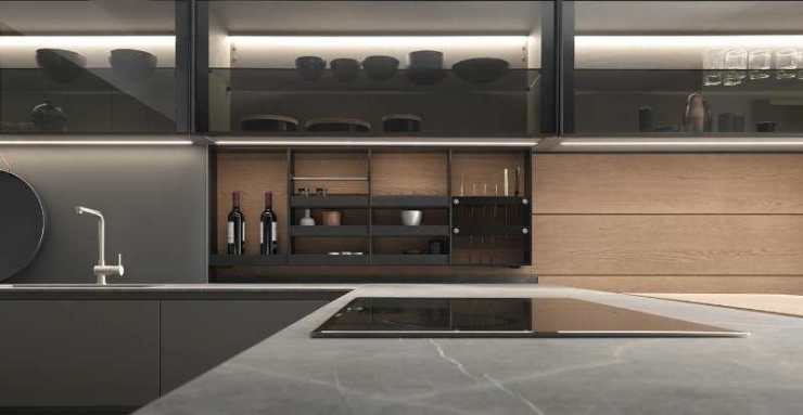 在厨房如何合理设计不锈钢柜体(图1)