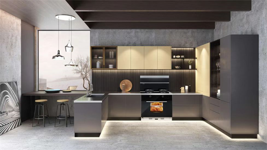 K8·凯发科技：不锈钢橱柜定制极简、环保(图2)